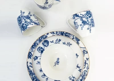 Floral Blue China Collection