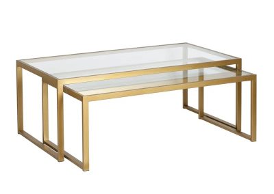 Glass Nesting Coffee Table