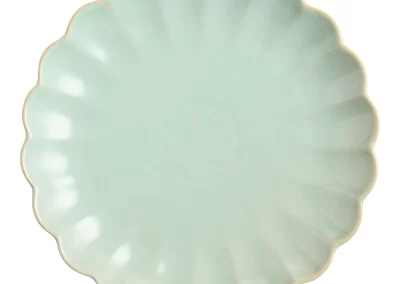 Scallop Rim Speckled Dinnerware Collection Mint